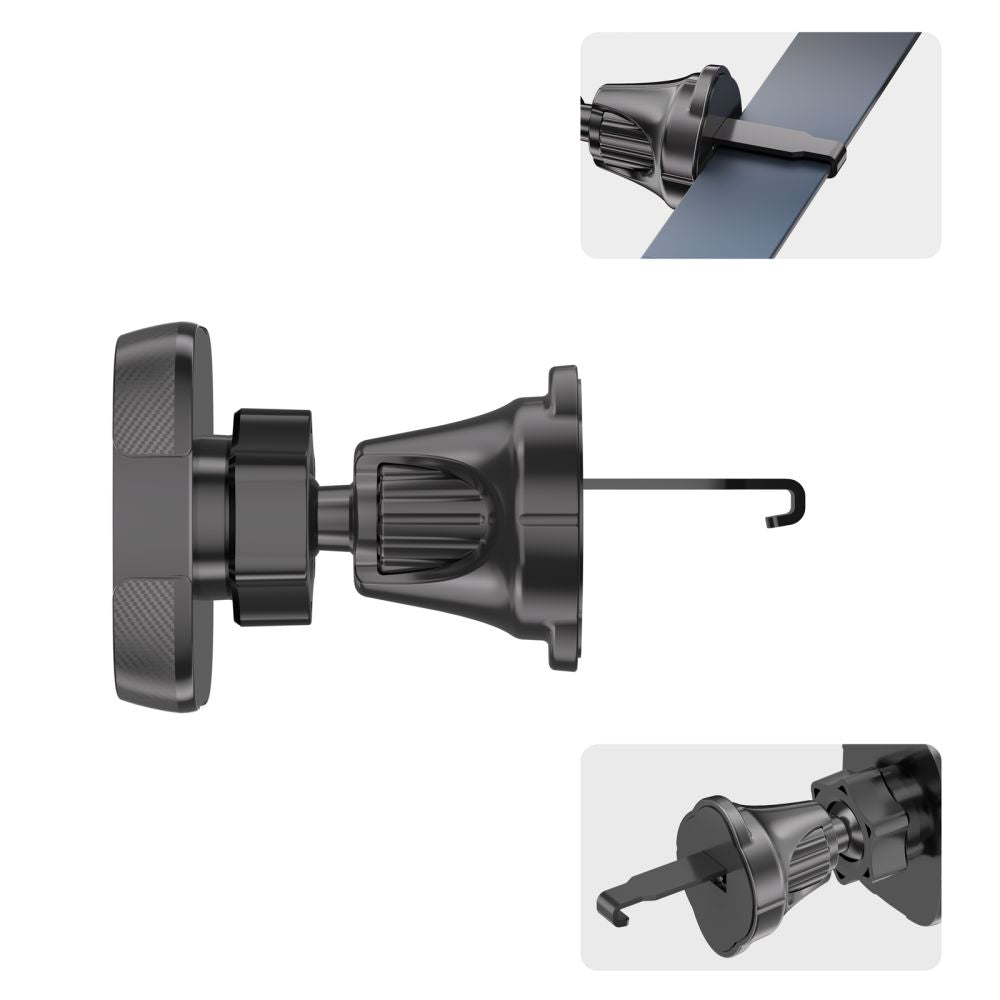 MONTAGGIO PER TELEFONO AUTO TECH-PROTECT N59 MAGNETICO PER CRUSCOTTO E VENTILAZIONE NERO