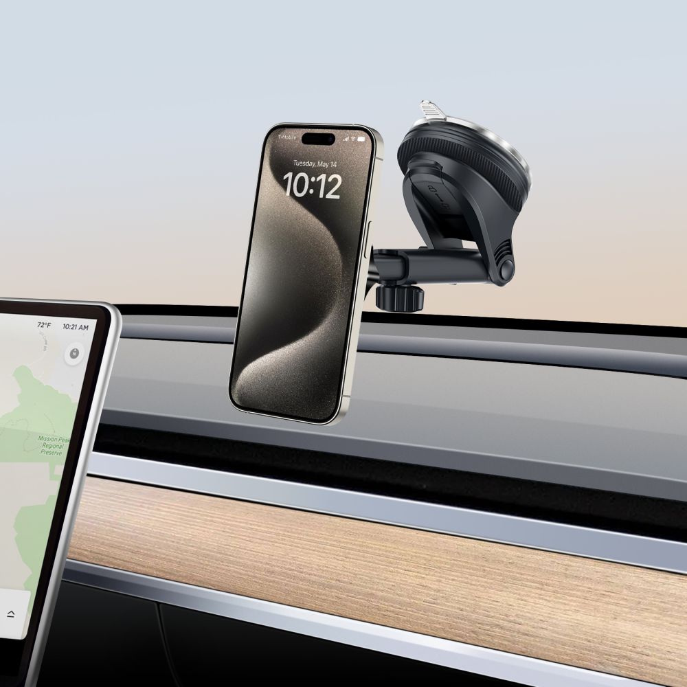 MONTAGGIO PER TELEFONO AUTO TECH-PROTECT N59 MAGNETICO PER CRUSCOTTO E VENTILAZIONE NERO