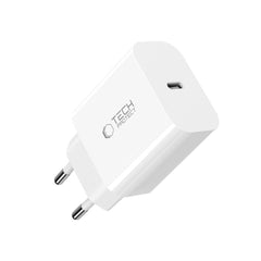 TECH-PROTECT NC20W CARICATORE DI RETE 1-PORTA PD20W + CAVO LIGHTNING BIANCO