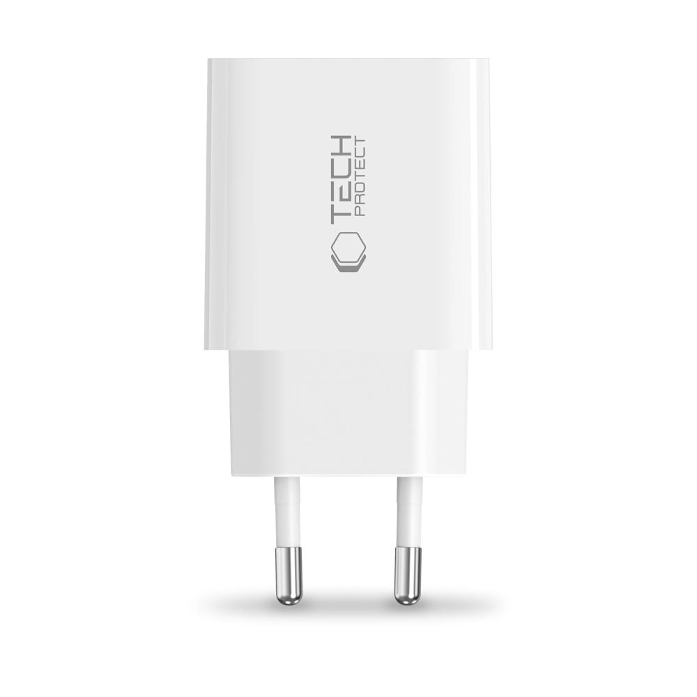 TECH-PROTECT NC20W CARICATORE DI RETE 1-PORTA PD20W BIANCO