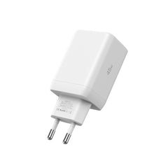 TECH-PROTECT NC45W-GAN CARICATORE DI RETE A 2 PORTE PD45W + CAVO TYPE-C BIANCO