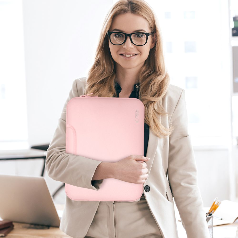 TECH-PROTECT BORSA IN NEOPRENE PER LAPTOP 13-14 ROSE POLVEROSO