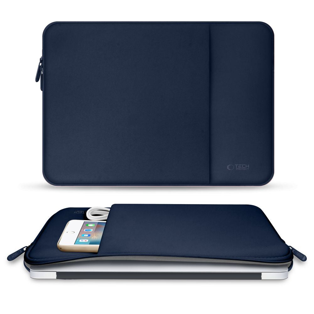 BORSA TECH-PROTECT NEOPRENE PER LAPTOP 14 BLU NAVY