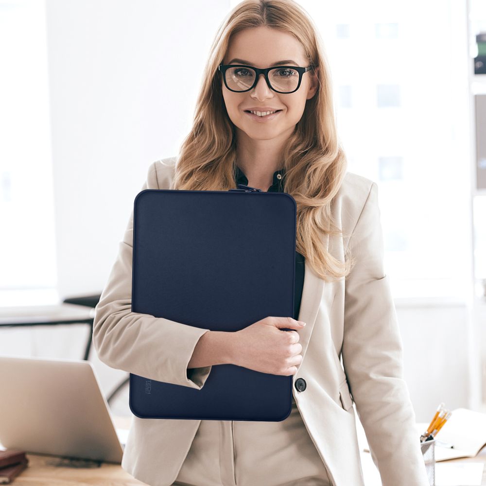 BORSA TECH-PROTECT NEOPRENE PER LAPTOP 14 BLU NAVY