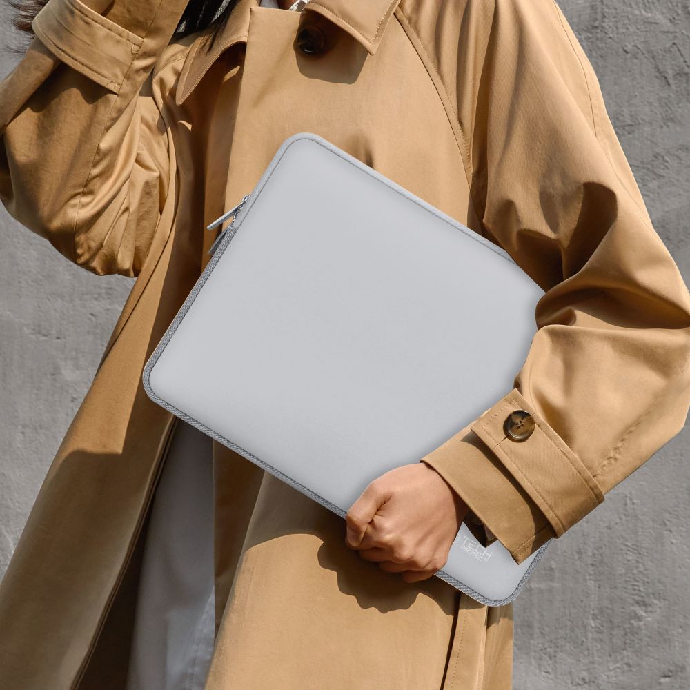 BORSA PER MACBOOKTECH-PROTECT NEOSLIM LAPTOP 13-14 GRIGIO CRAYON