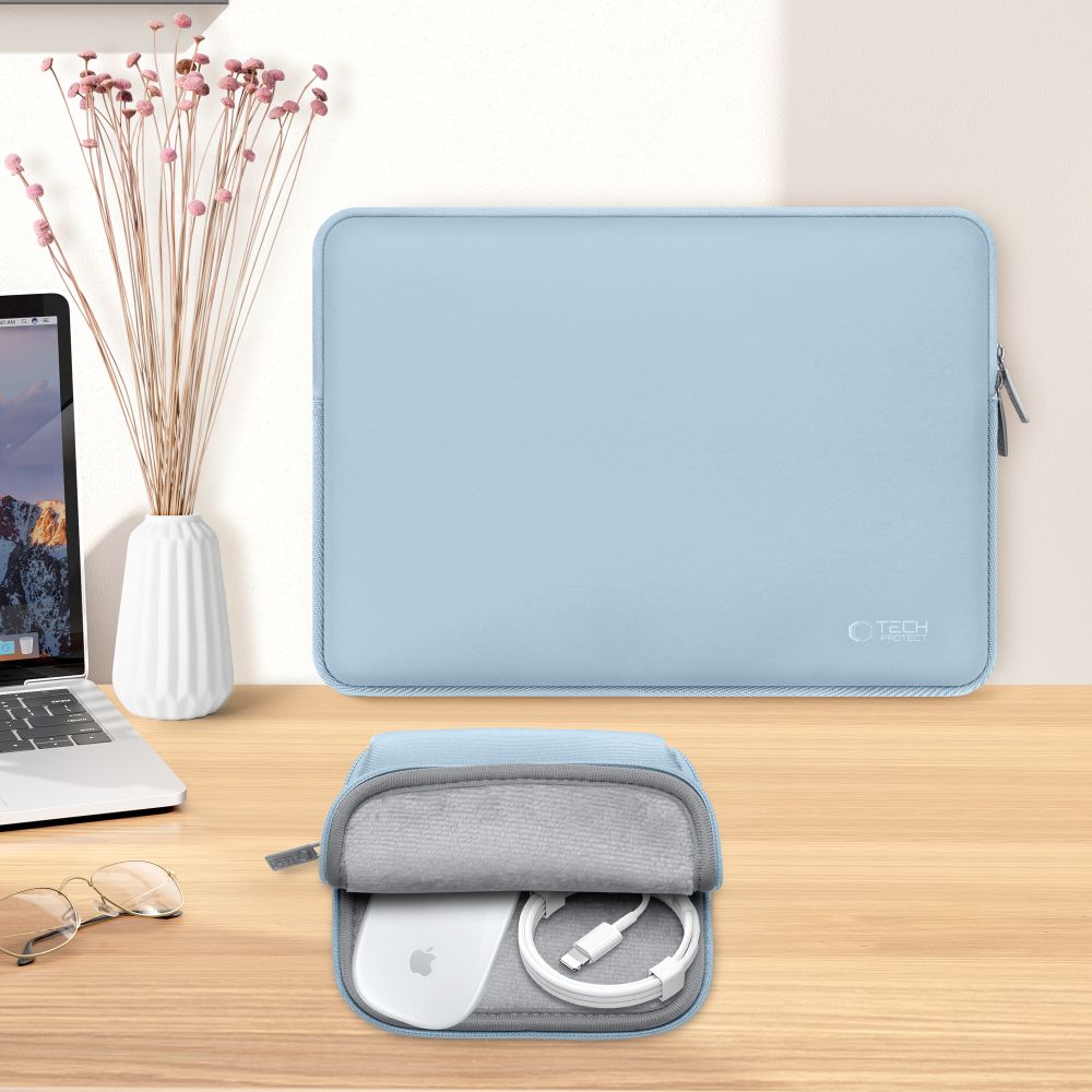 BORSA PER MACBOOKTECH-PROTECT NEOSLIM LAPTOP 13-14 INVERNO BLU