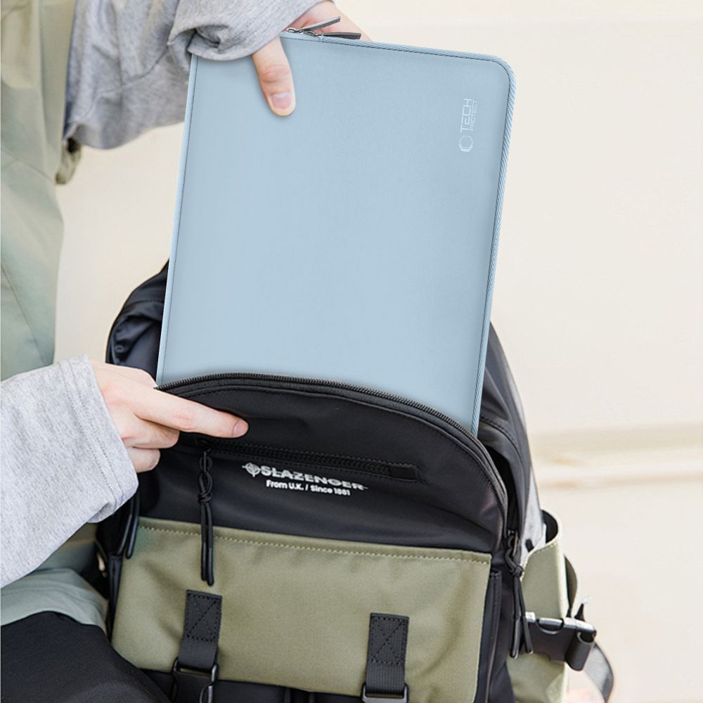 BORSA PER MACBOOKTECH-PROTECT NEOSLIM LAPTOP 13-14 INVERNO BLU
