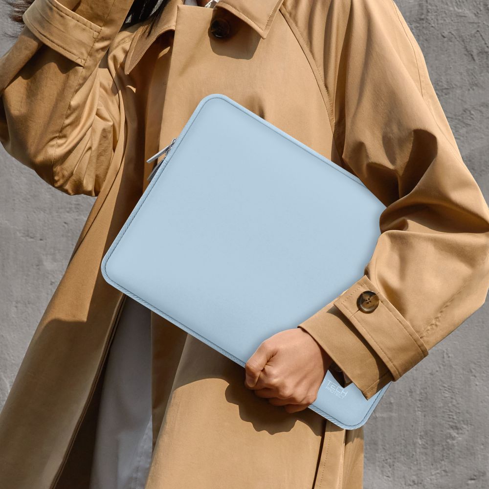 BORSA PER MACBOOKTECH-PROTECT NEOSLIM LAPTOP 13-14 INVERNO BLU