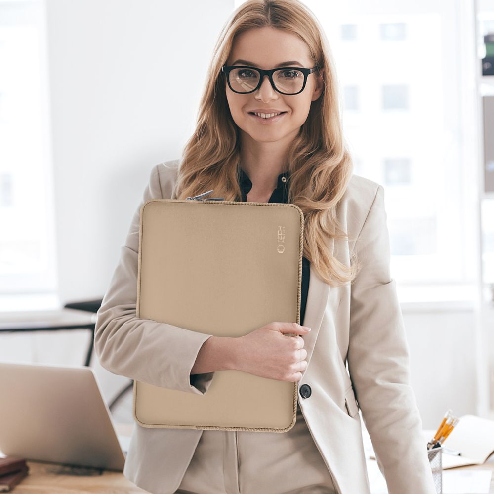 BORSA PER MACBOOK TECH-PROTECT NEOSLIM LAPTOP 15-16 CAFFE LATTE