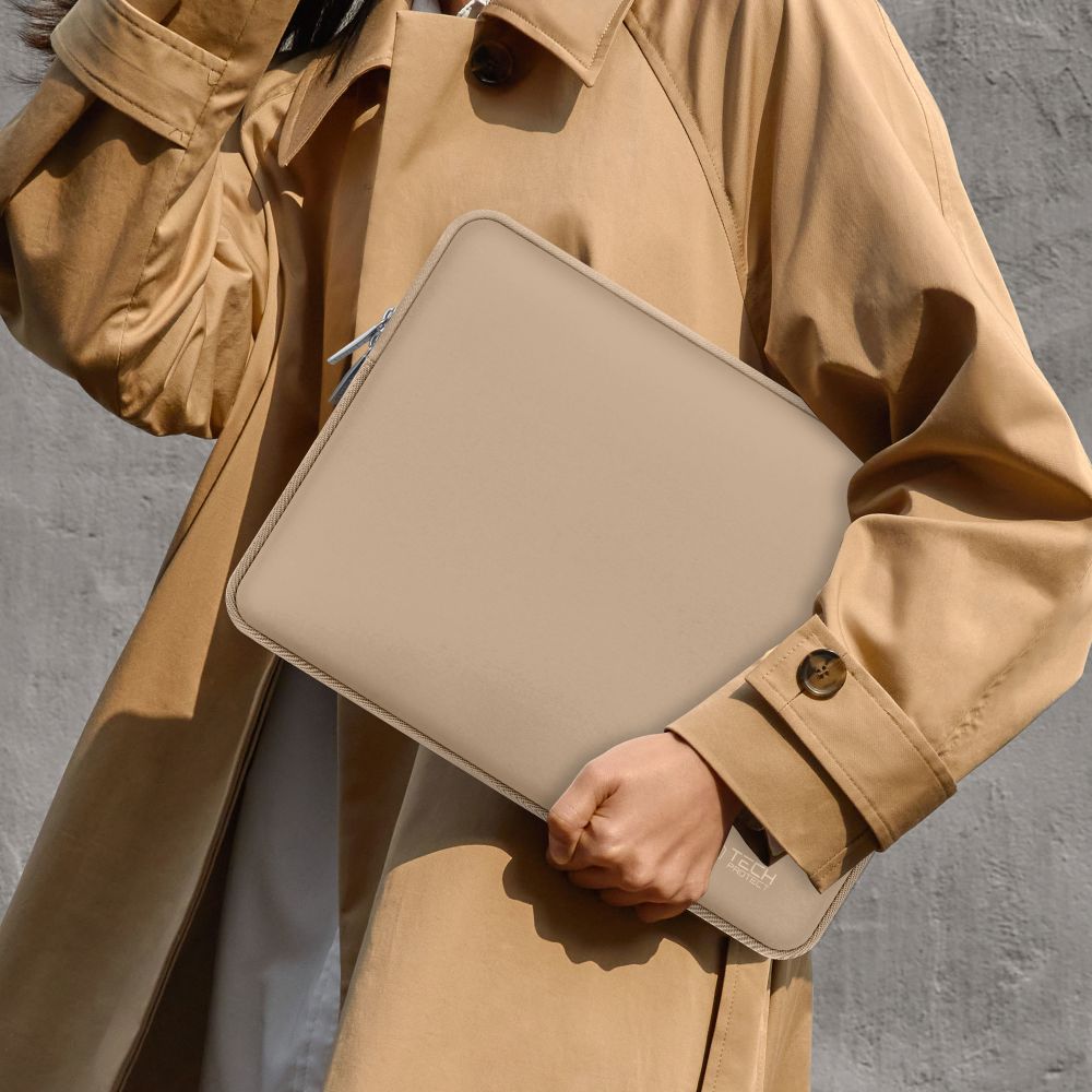 BORSA PER MACBOOK TECH-PROTECT NEOSLIM LAPTOP 15-16 CAFFE LATTE