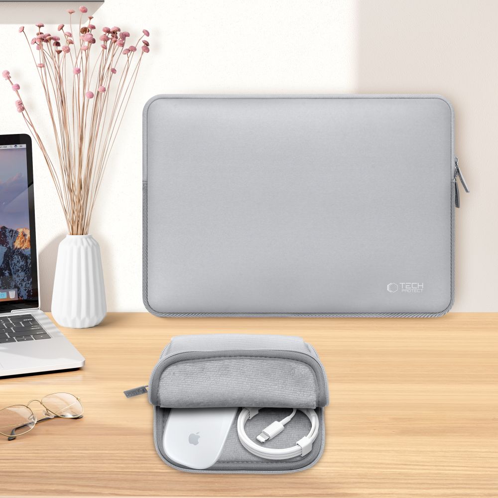 BORSA PER MACBOOK TECH-PROTECT NEOSLIM LAPTOP 15-16 GRIGIO CRAYON