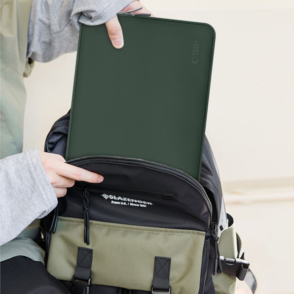 BORSA PER MACBOOK TECH-PROTECT NEOSLIM LAPTOP 15-16 VERDE MEZZANOTTE