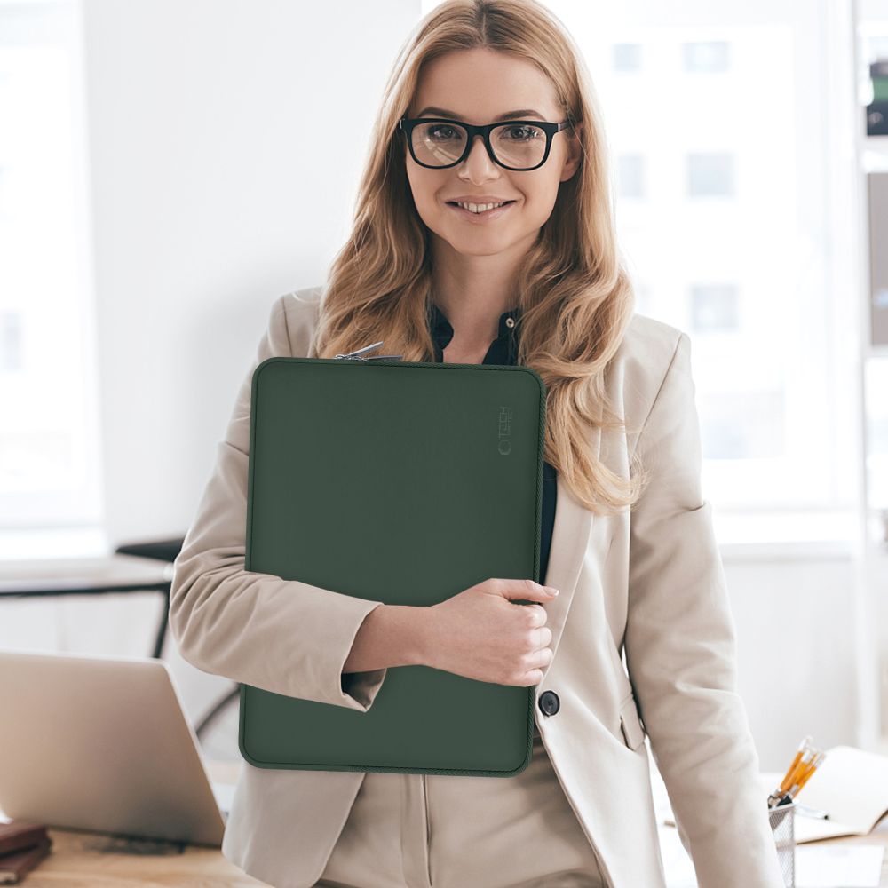 BORSA PER MACBOOK TECH-PROTECT NEOSLIM LAPTOP 15-16 VERDE MEZZANOTTE