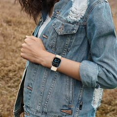 TECH-PROTECT NYLON APPLE WATCH 6 / 7 / 8 / 9 / 10 / SE (40 / 41 / 42 MM) CREMA