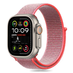 TECH-PROTECT NYLON APPLE WATCH 6 / 7 / 8 / 9 / 10 / SE (40 / 41 / 42 MM) ROSA FUOCO