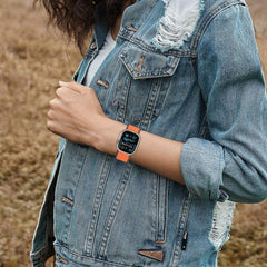 CINTURINO TECH-PROTECT NYLON APPLE WATCH 6 / 7 / 8 / 9 / 10 / SE / ULTRA 1 / 2 (44 / 45 / 46 / 49 MM) KUMQUAT