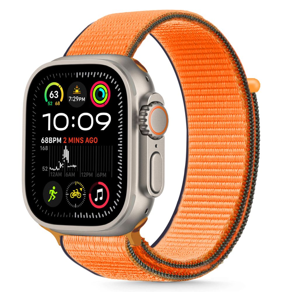 CINTURINO TECH-PROTECT NYLON APPLE WATCH 6 / 7 / 8 / 9 / 10 / SE / ULTRA 1 / 2 (44 / 45 / 46 / 49 MM) KUMQUAT