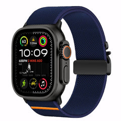 TECH-PROTECT NYLON CHIUSURA APPLE WATCH 6 / 7 / 8 / 9 / 10 / SE / ULTRA 1 / 2 (44 / 45 / 46 / 49 MM) BLU NAVY