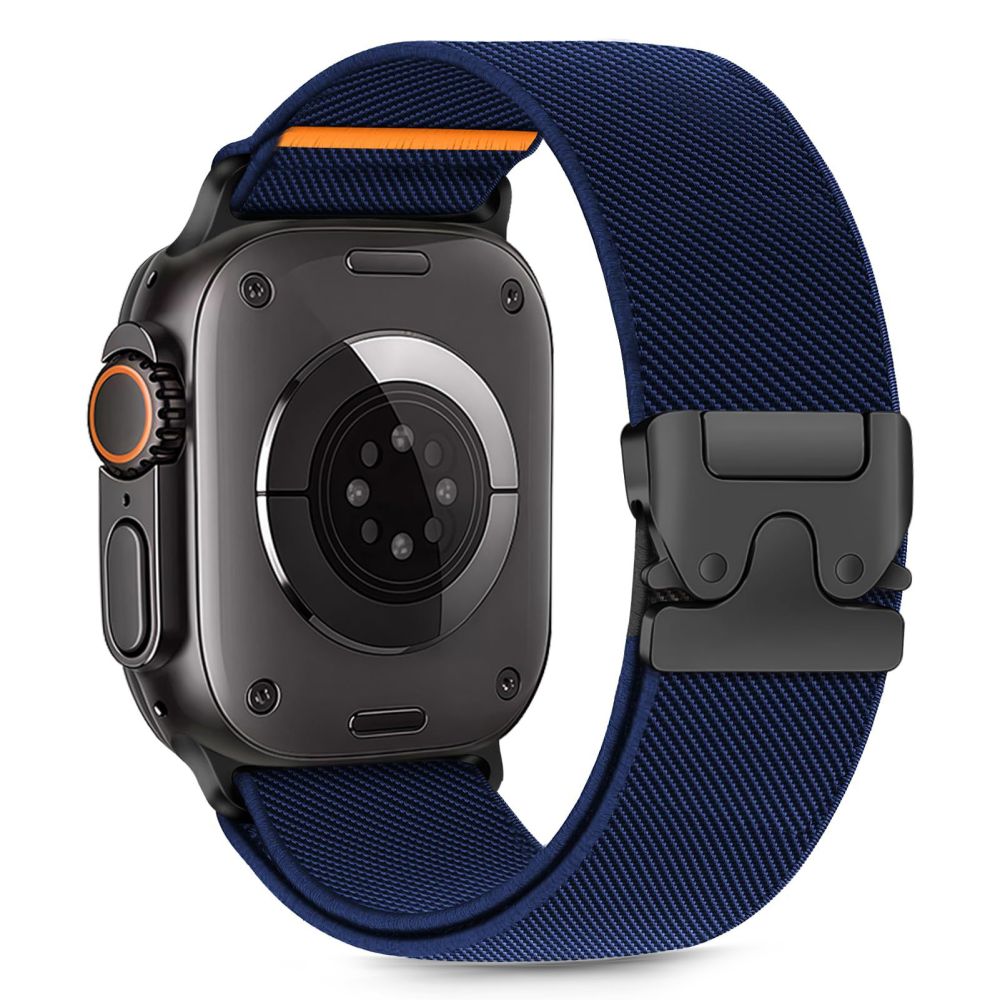 TECH-PROTECT NYLON CHIUSURA APPLE WATCH 6 / 7 / 8 / 9 / 10 / SE / ULTRA 1 / 2 (44 / 45 / 46 / 49 MM) BLU NAVY