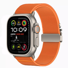 TECH-PROTECT NYLON CHIUSURA APPLE WATCH 6 / 7 / 8 / 9 / 10 / SE / ULTRA 1 / 2 (44 / 45 / 46 / 49 MM) ARANCIONE
