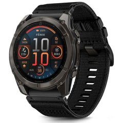 CINTURINO TECH-PROTECT NYLON CLASSIC GARMIN FENIX 5X / 5X PLUS / 6X / 6X PRO / 7X / 8 (51 MM) NERO