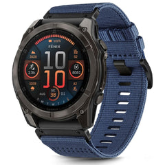 CINTURINO TECH-PROTECT NYLON CLASSIC GARMIN FENIX 5X / 5X PLUS / 6X / 6X PRO / 7X / 8 (51 MM) BLU NAVY