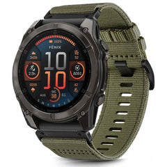 CINTURINO TECH-PROTECT NYLON CLASSIC GARMIN FENIX 5X / 5X PLUS / 6X / 6X PRO / 7X / 8 (51 MM) VERDE OLIVA