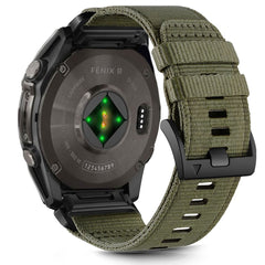 CINTURINO TECH-PROTECT NYLON CLASSIC GARMIN FENIX 5X / 5X PLUS / 6X / 6X PRO / 7X / 8 (51 MM) VERDE OLIVA