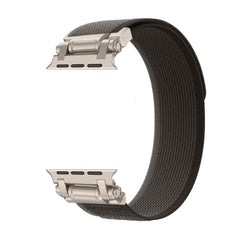 CINTURINO TECH-PROTECT NYLON DELTA PER APPLE WATCH 4 / 5 / 6 / 7 / 8 / 9 / SE / ULTRA 1 / 2 (42 / 44 / 45 / 49 MM) NERO/ARANCIONE