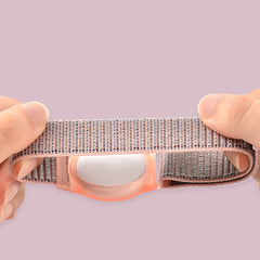 CINTURINO HEYBAND IN NYLON PER BAMBINI APPLE AIRTAG ROSA