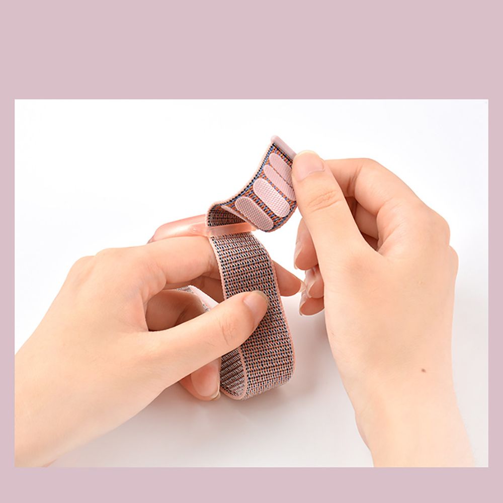 CINTURINO HEYBAND IN NYLON PER BAMBINI APPLE AIRTAG ROSA