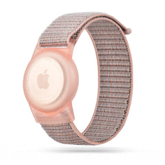 CINTURINO HEYBAND IN NYLON PER BAMBINI APPLE AIRTAG ROSA