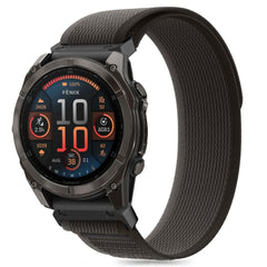 CINTURINO TECH-PROTECT NYLON GARMIN FENIX 5 / 6 / 6 PRO / 7 / 8 (47 MM) / NERO/ARANCIONE