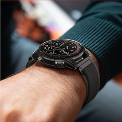 CINTURINO TECH-PROTECT NYLON GARMIN FENIX 5 / 6 / 6 PRO / 7 / 8 (47 MM) / NERO/ARANCIONE