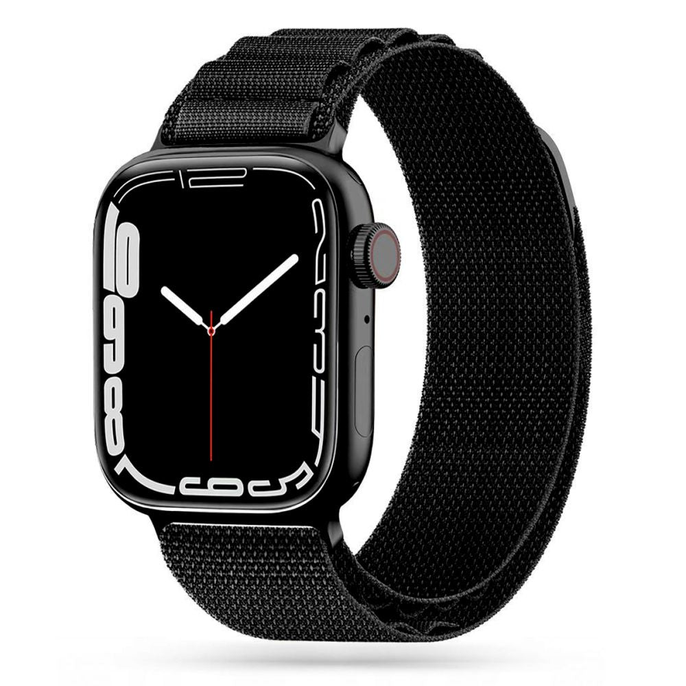 CINTURINO DOOP ALPINE EVEREST APPLE WATCH 6 / 7 / 8 / 9 / 10 / SE / ULTRA 1 / 2 (44 / 45 / 46 / 49 MM) NERO