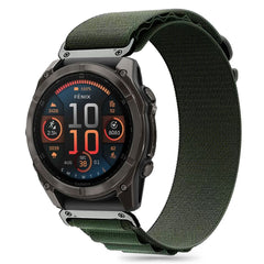 CINTURINO TECH-PROTECT NYLON PER GARMIN FENIX 5 / 6 / 6 PRO / 7 / 8 (47 MM) / E VERDE OLIVA