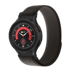 CINTURINO TECH-PROTECT NYLON PER SAMSUNG GALAXY WATCH 4 / 5 / 5 PRO / 6 / 7 / FE NERO/ARANCIONE