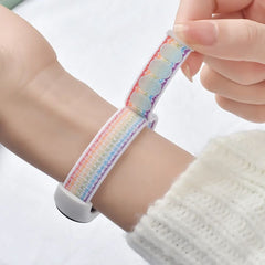 CINTURINO IN NYLON PER XIAOMI MI BAND 8 / 9 / NFC HEYBAND NYLON NERO