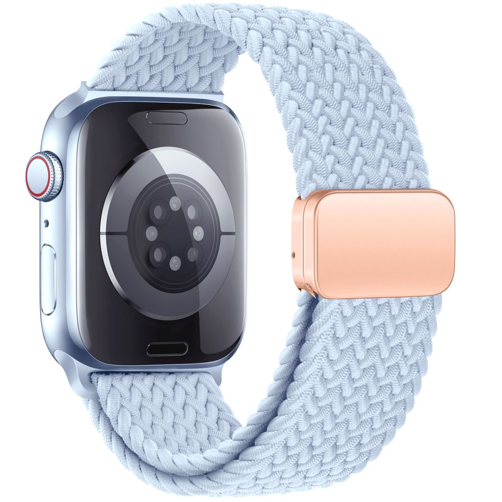 CINTURINO TECH-PROTECT NYLONMAG APPLE WATCH 6 / 7 / 8 / 9 / 10 / SE (40 / 41 / 42 MM) BLU BABY