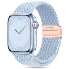 CINTURINO TECH-PROTECT NYLONMAG APPLE WATCH 6 / 7 / 8 / 9 / 10 / SE (40 / 41 / 42 MM) BLU BABY