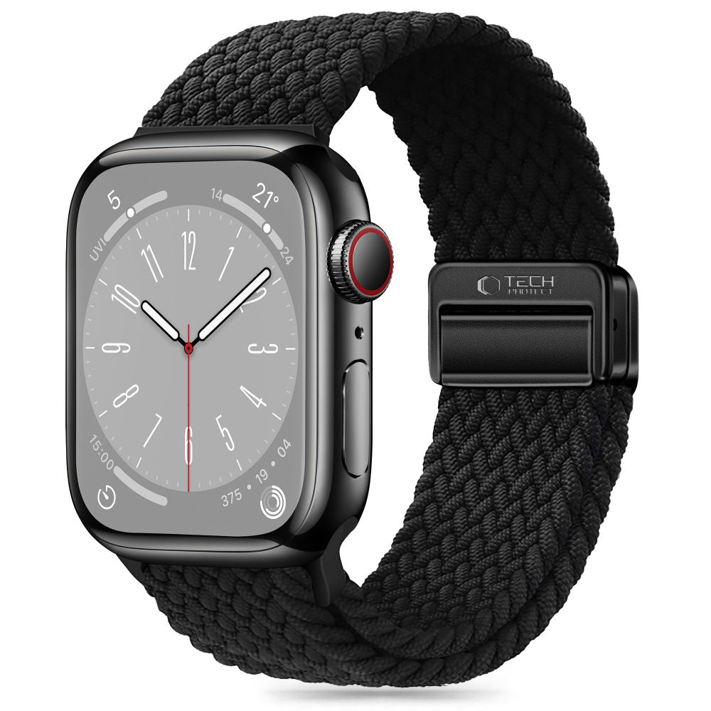 CINTURINO TECH-PROTECT NYLONMAG APPLE WATCH 6 / 7 / 8 / 9 / 10 / SE (40 / 41 / 42 MM) NERO