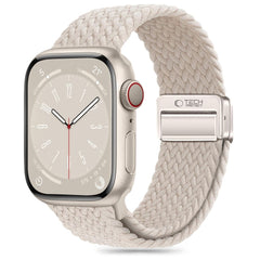 CINTURINO TECH-PROTECT NYLONMAG APPLE WATCH 6 / 7 / 8 / 9 / 10 / SE (40 / 41 / 42 MM) TITANIO NATURALE
