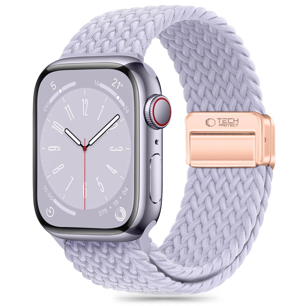 CINTURINO TECH-PROTECT NYLONMAG APPLE WATCH 6 / 7 / 8 / 9 / 10 / SE (40 / 41 / 42 MM) PERIWINKLE