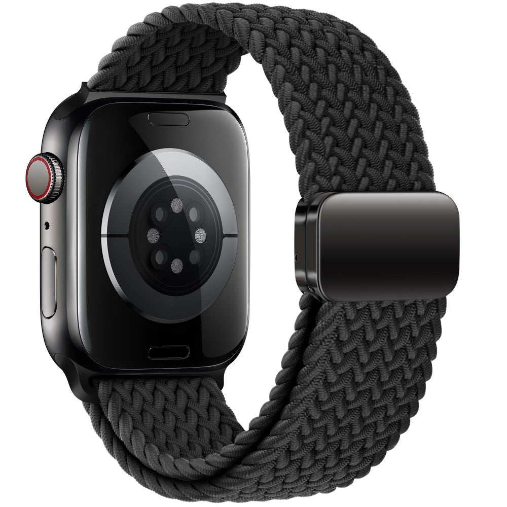 CINTURINO DOOP NYLONMAG APPLE WATCH 6 / 7 / 8 / 9 / 10 / SE / ULTRA 1 / 2 (44 / 45 / 46 / 49 MM) NERO