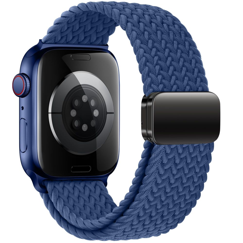CINTURINO DOOP NYLONMAG APPLE WATCH 6 / 7 / 8 / 9 / 10 / SE / ULTRA 1 / 2 (44 / 45 / 46 / 49 MM) MONTEGO BLUE