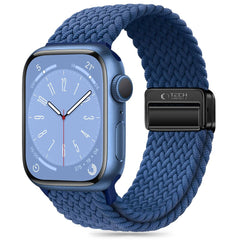 CINTURINO DOOP NYLONMAG APPLE WATCH 6 / 7 / 8 / 9 / 10 / SE / ULTRA 1 / 2 (44 / 45 / 46 / 49 MM) MONTEGO BLUE