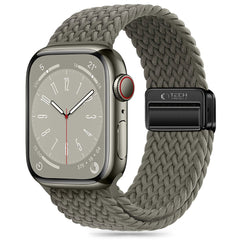 CINTURINO DOOP NYLONMAG APPLE WATCH 6 / 7 / 8 / 9 / 10 / SE / ULTRA 1 / 2 (44 / 45 / 46 / 49 MM) GRIGIO OLIVA