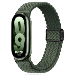 CINTURINO TECH-PROTECT NYLONMAG XIAOMI SMART BAND 8 / 9 / NFC HUNTER GREEN