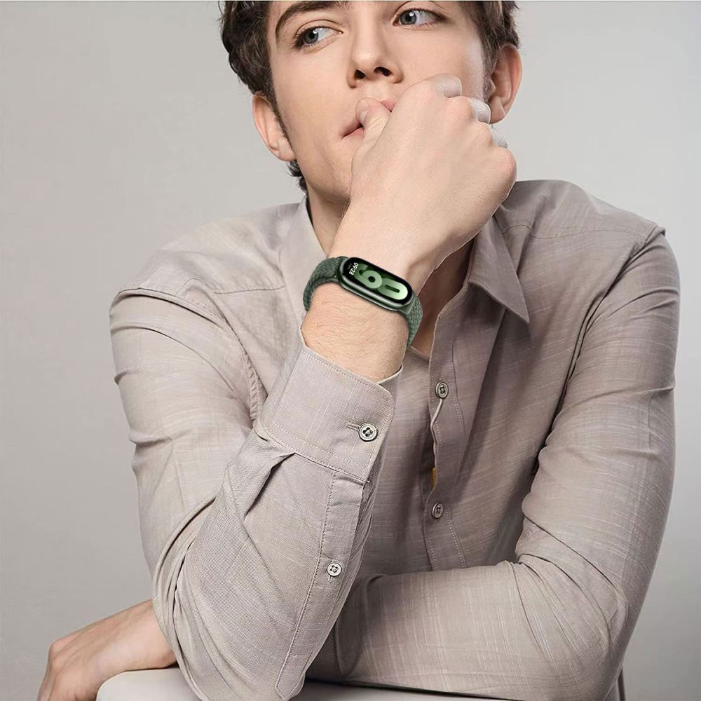CINTURINO TECH-PROTECT NYLONMAG XIAOMI SMART BAND 8 / 9 / NFC STARLIGHT