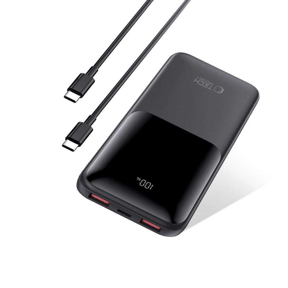 TECH-PROTECT PB01 POWER BANK 10000MAH 22.5W NERO